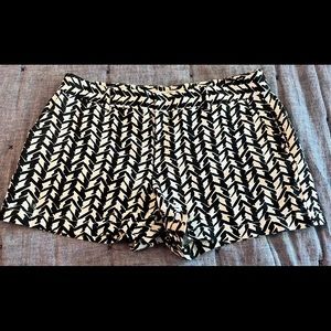 LOFT Herringbone Shorts Size 10 Excellent Condition